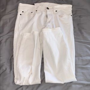 White Hollister skinny jeans